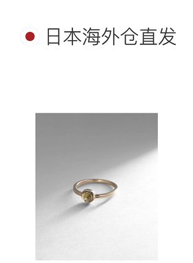 日潮跑腿COCOSHNIK 拉长石圆形凸圆形戒指宝石叠戴配饰婚戒