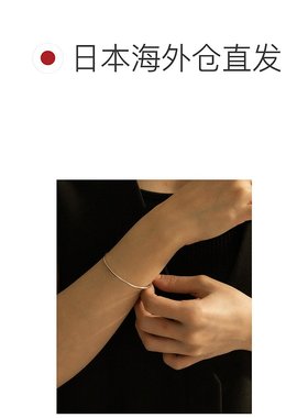 1h可退 日本直邮SMELLY so' 女士窄线型银质手镯 SM232NF007配饰