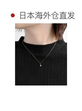 日本直邮ANE MONE 女士星形水晶项链 DG340093N