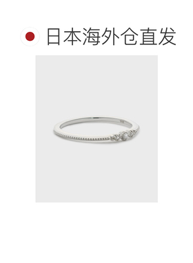 日本直邮NOJESS 女士三石镶钻银戒指 30244111149