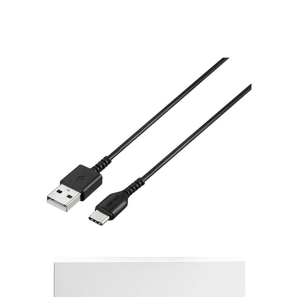 【日本直邮】BUFFALO TypeC数据线TypeA对TypeC 1.5米黑色_虎窝淘