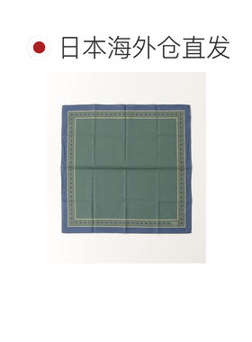 日本直邮SHIPS 男装 意大利制棉质印花方巾 11860【付后1h可退】