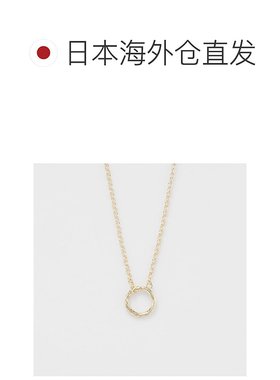 日本直邮日潮 agete 阿卡朵K10钻石项链白色 均码吊坠时尚精致