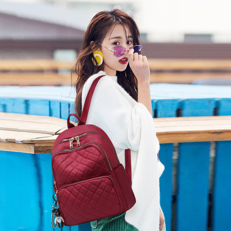 牛津布女2020新款潮时尚百搭双肩包 杰佩拉双肩背包