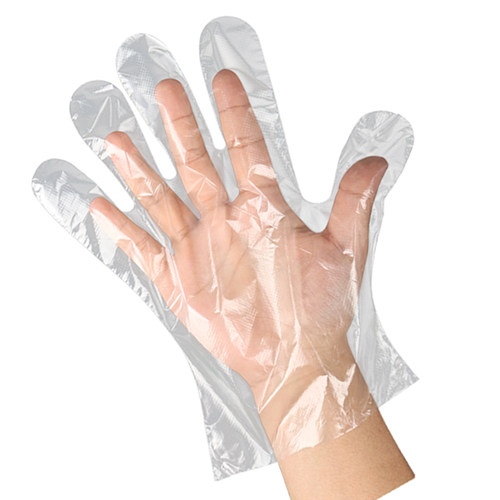 一次性手套食品餐饮家用加厚塑料pe薄膜耐用手膜吃小龙虾透明加大 - 图3