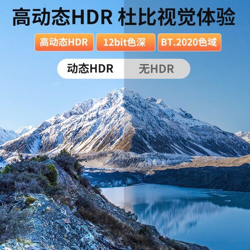 秋叶原HDMI线2.1版8K60HZ电脑电视连接线显示器4K120HZ电竞QH8210 - 图2