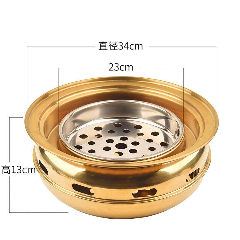 韩式烧烤炉网红餐厅商用炭火烤肉家用圆形烤肉锅火盆日式烤炉烤盘,淘宝优惠券,粉丝福利购,淘宝优惠卷