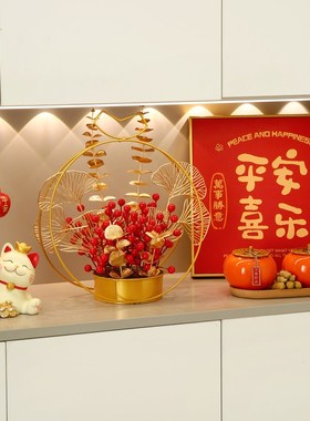 招财猫钥匙收纳玄关摆件新居x入户门鞋柜电视柜装饰品乔迁新居礼