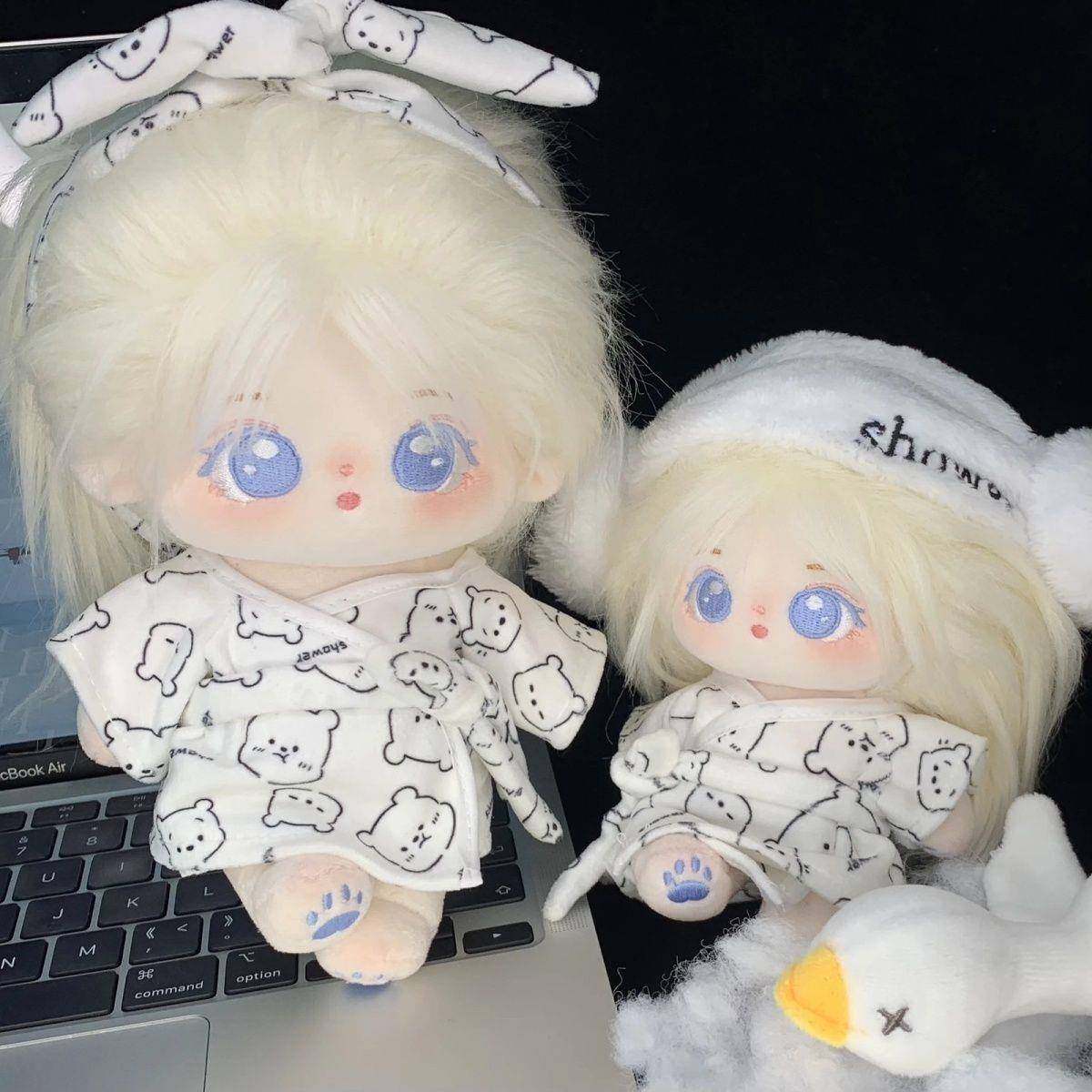 棉花娃娃睡衣20厘米娃衣睡袍套装浴袍家居服玩偶服装无属性现货,淘宝优惠券,粉丝福利购,淘宝优惠卷