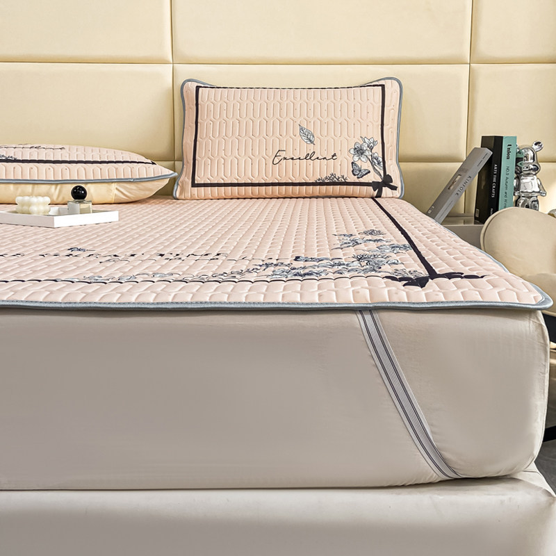 夏天乳胶凉席三件套床单冰丝席学生夏G季可水洗机洗床垫空调软席,淘宝优惠券,粉丝福利购,淘宝优惠卷