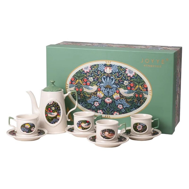 物兮物JOYYE威廉莫里斯欧式高颜值复古下午茶陶瓷茶具套装轻奢,淘宝优惠券,粉丝福利购,淘宝优惠卷