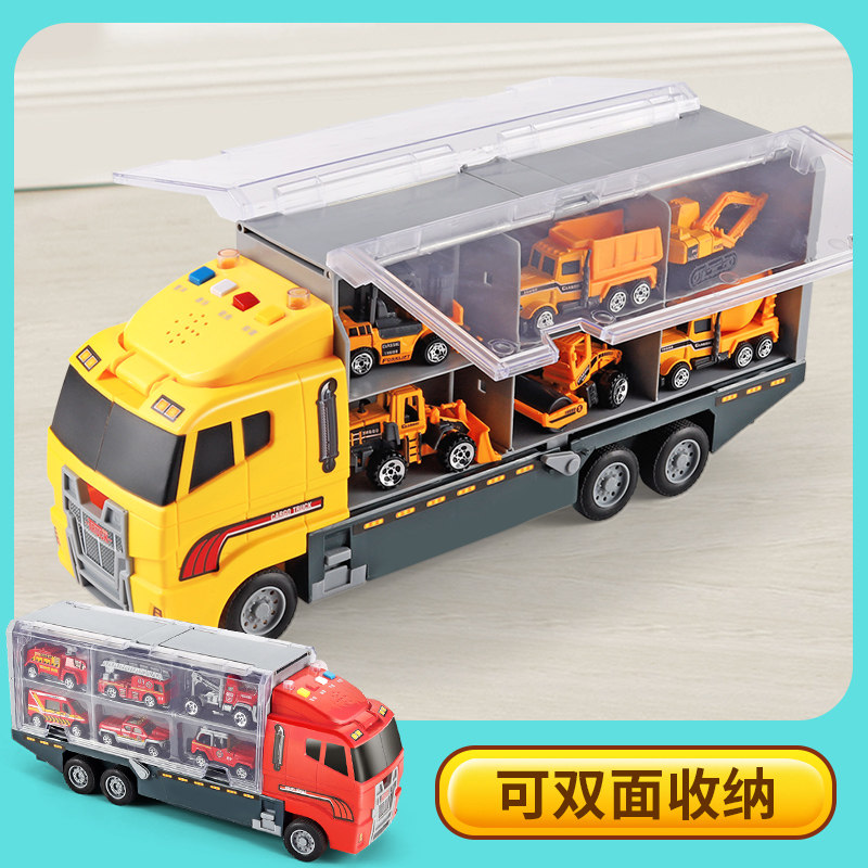 2-3岁4宝宝仿真工程玩具车模型 智赢区块链玩具惯性/回力/滑行玩具