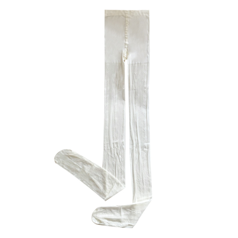 purple guys花朵菱格提花丝袜女薄款日系纯欲白丝美腿黑丝连裤袜,淘宝优惠券,粉丝福利购,淘宝优惠卷