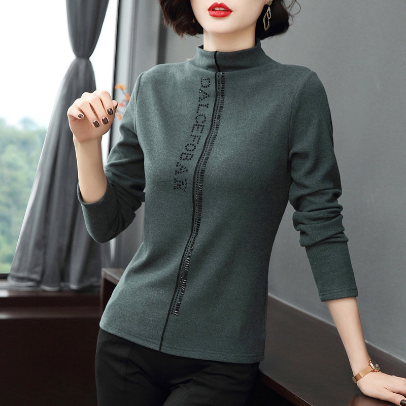 秋冬季中领内搭2020新款洋气打底衫 贝玲萝T恤