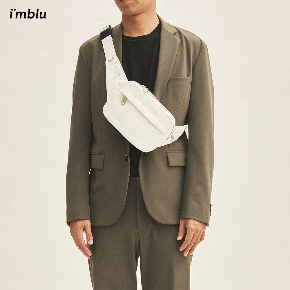 imblu斜挎包小众大容量手机跑步腰包尼龙百搭休闲运动男女高级感,淘宝优惠券,粉丝福利购,淘宝优惠卷
