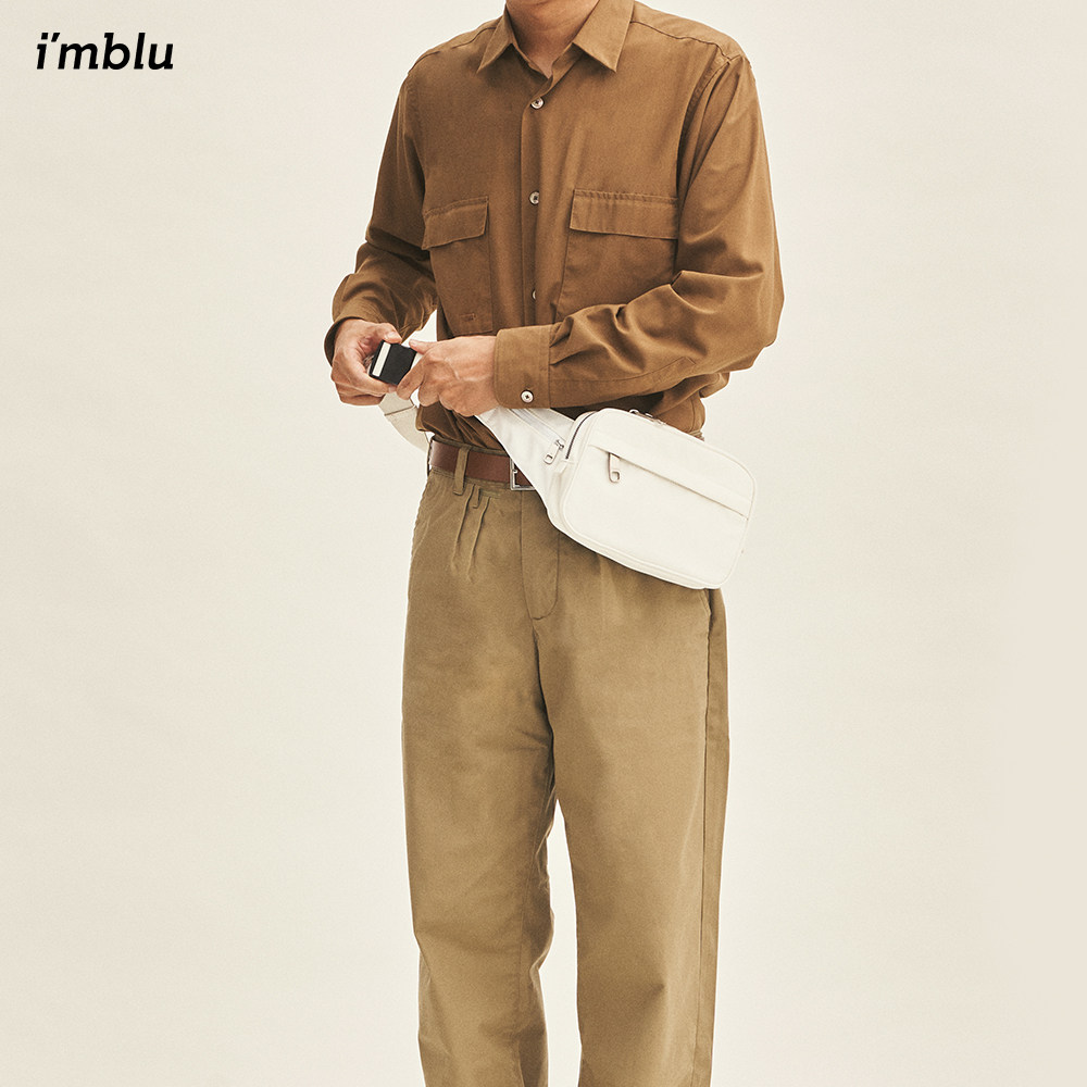 imblu斜挎包小众大容量手机跑步腰包尼龙百搭休闲运动男女高级感,淘宝优惠券,粉丝福利购,淘宝优惠卷