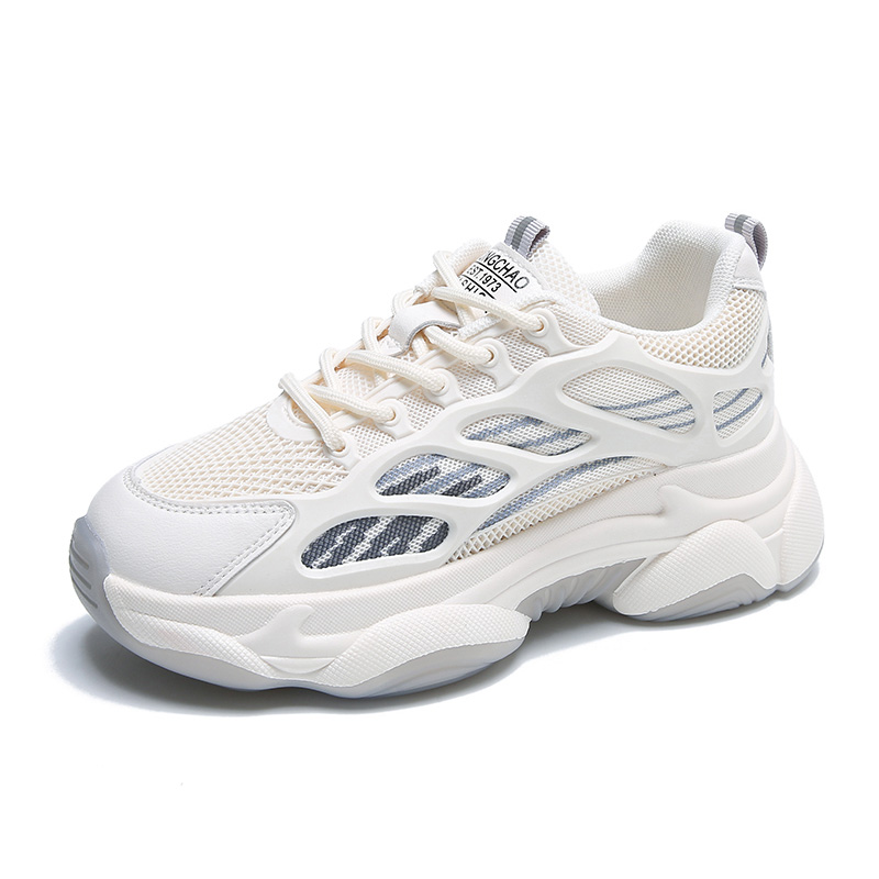 莱井旗舰店DM老爹鞋女ins潮厚底增高运动休闲鞋时尚舒适百搭松糕鞋子21新款0