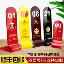 Call number Acrylic Table Number Plate Number Plate Restaurants Digital Number Plate Table Cards Standing Signs Dining Card Dining Room Table Number Plate Number Plate Number Plate Hotel Creative Dining Card Customised Seats Waiting Cards