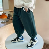 Зимние детские штаны для мальчиков для отдыха, коллекция 2023, свободный крой, в западном стиле