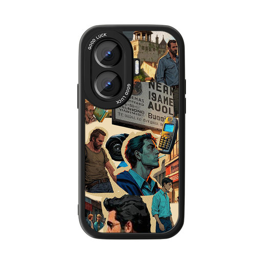 美式拼接适用红米turbo4手机壳新款redmiTurbo3小羊皮note14pro+潮牌note13防摔nota十复古小众男女套 - 图3