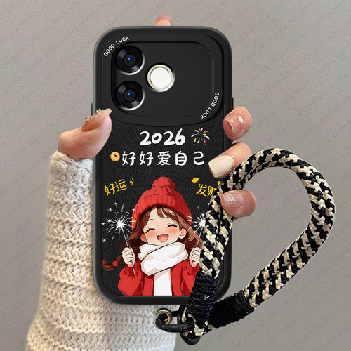 适用2026爱自己oppoa6spro手机壳新款A6Spor小羊皮新品PMT110全包防摔0pp0软外壳OPPOPMT网红男女专用保护套 - 图0