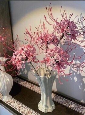 新款艺术抽象花瓶扭曲复古插花装饰摆件北欧简约ins风3D打印轻奢