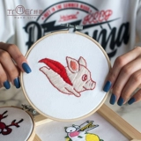 Трехмерный набор материалов для начинающих, «сделай сам», единорог, с вышивкой, креативный подарок