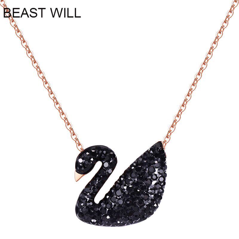 韩国简约镀18k玫瑰金小号女锁骨链 兽志项链