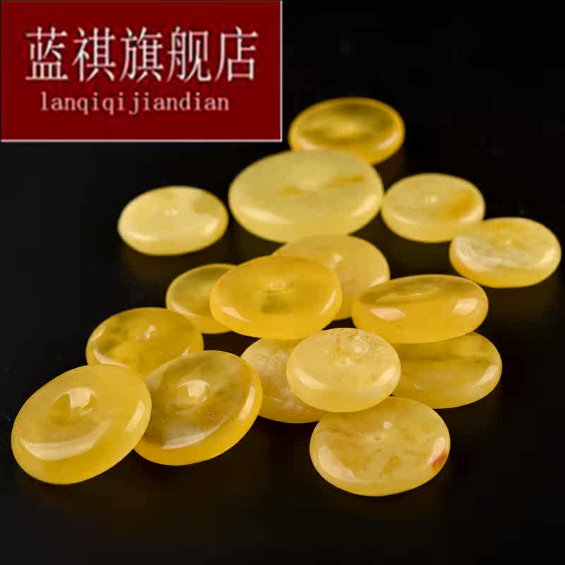 新款蜜蜡吊坠鸡油黄老蜜原石毛衣链 兽志项坠/吊坠