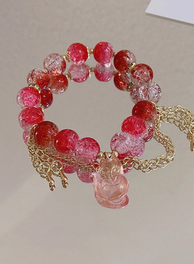 涂山红红手链妖狐小红娘周边衍生百搭小众印象手串闺蜜送女友配饰