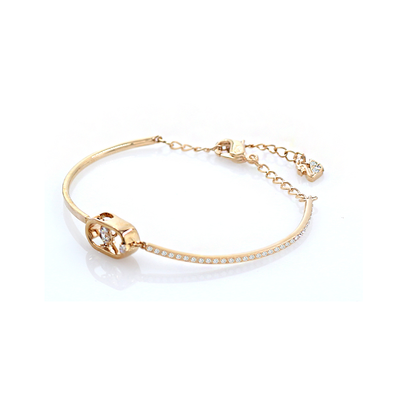 Swarovski/施华洛世奇正品手链玫瑰金色跳动的心女士手镯5472382
