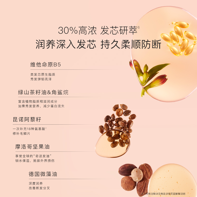 贝德美青少年韧养防断发膜儿童护发素柔顺顺滑改善干枯毛躁洗头发