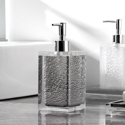 家用漱口杯牙杯轻奢酒店卫浴五件套洗漱台浴室托盘牙刷杯洗漱杯 - 图3