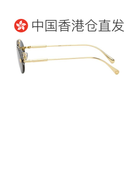 1h可退 香港直邮versace 范思哲 男士 金色 Medusa 太阳镜 0VE229