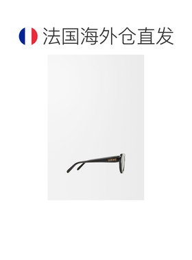 自营1h可退 欧洲直邮Loewe罗意威 女士黑色醋酸纤维猫眼款太阳镜