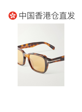 香港直邮Tom Ford 汤姆 福特 男士 Ezra-02 方形框龟甲色醋纤太阳