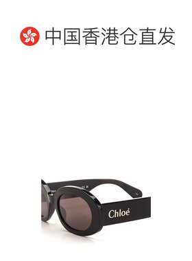 1h可退 香港直邮Chloe 蔻依 女士 徽标太阳镜 CH0258S black黑色
