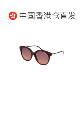 香港直邮GUCCI 女士眼镜 GG0653S003 AW2021 酒红色 GUCCI WOMEN'
