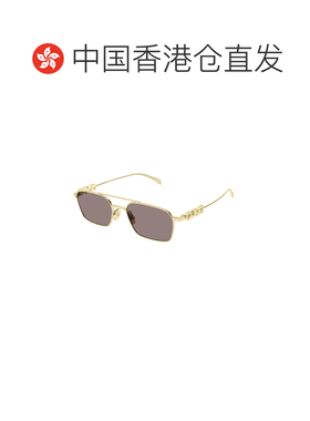 香港直邮GUCCI 女士眼镜 GG1804S003 AW2025 灰色 矩形太阳镜