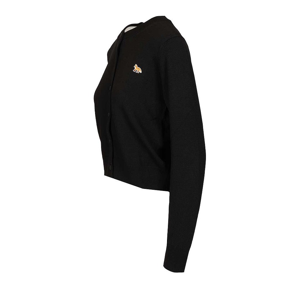 1h可退 香港直邮MAISON KITSUNE 女士 ' 黑色毛线衫 PW00502KT118 - 图2