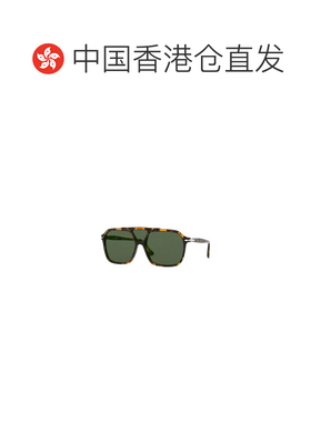 香港直邮PERSOL 男士太阳镜 PO3223S1052P1 AW2025 绿色 方形太阳