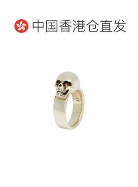1h可退 香港直邮mcqueen 亚历山大 麦昆 男士 戒指 metal金属色