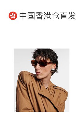 1h可退 香港直邮KHAITE 女士 x Oliver Peoples 1966C 矩形太阳眼