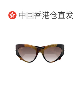 1h可退 香港直邮GUCCI 女士眼镜 GG1704S002 SS2026 花色 猫眼全
