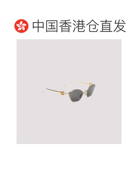 香港直邮LOEWE 罗意威 女士 Eyewear Anagram 金属六边形太阳眼镜