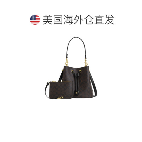 美国直邮Coach 蔻驰 经典标志ROWAN水桶包 - 图1