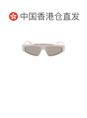 1h可退 香港直邮Gucci 古驰 男士 全框太阳镜 GG1591S white白色