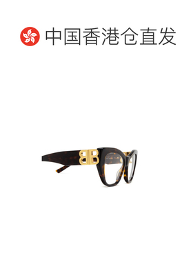1h可退 香港直邮Balenciaga 巴黎世家 女士 几何框平光镜 BB0312O