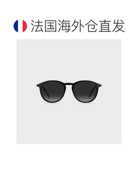 自营欧洲直邮HUGO BOSS雨果HUGO RED带管状金属镜腿黑色醋酸纤维