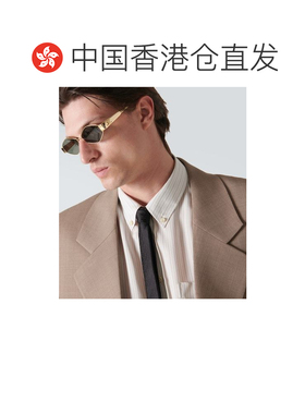 1h可退 香港直邮Celine 思琳 男士 Triomphe 椭圆形太阳眼镜